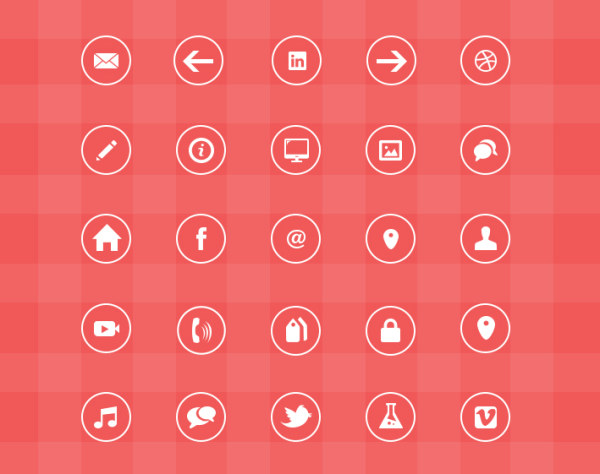 Free creative web icons material