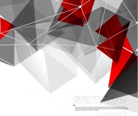 3D geometry shiny background graphic 01