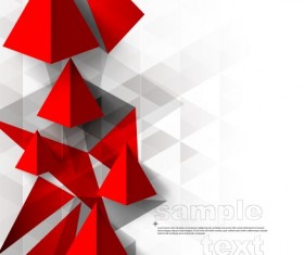 3D geometry shiny background graphic 02