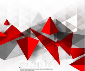 3D geometry shiny background graphic 03