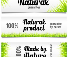 Green grass with sale banner vector