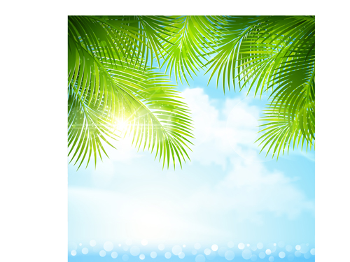 Green leaf nature background graphics