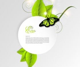 Green world creative Eco background vector 03