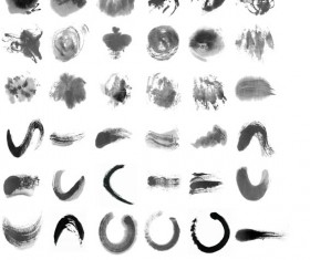 Ink marks Photoshop Brushes