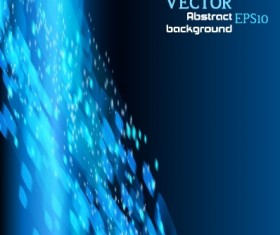 Blurred lights dot colored background vector 01