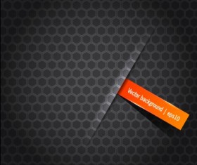 Bookmarks and metal background vector set 03