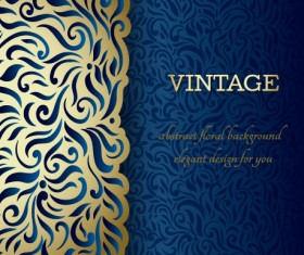 Ornate pattern vintage background graphics 01