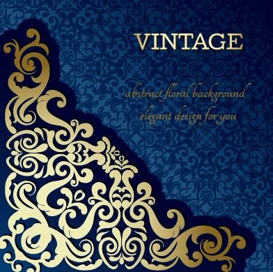Ornate pattern vintage background graphics 03