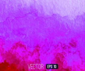 Purple watercolor grunge backgrounds vector