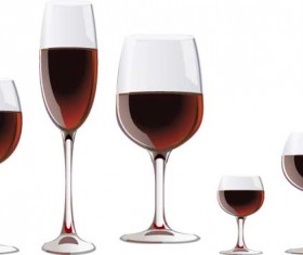Wineglass vector - for free download