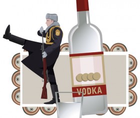 Russian style creative design vector 01