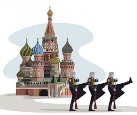 Russian style creative design vector 02