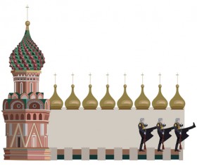 Russian style creative design vector 05