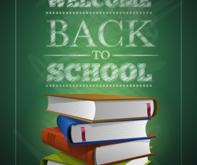 Education elements creative vector background set 02