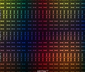 Shiny neon light pattern background vector