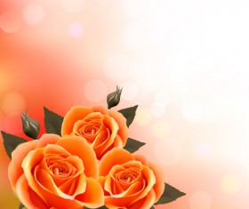 Vector set of spring flowers design graphics 05