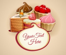 Colorful sweet and background art vector 02