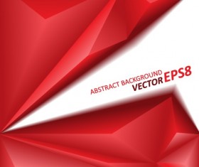 3D triangle geometry shapes background vector 01