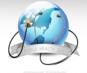 World health day design elements vector
