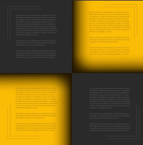 Yellow and black template background vector