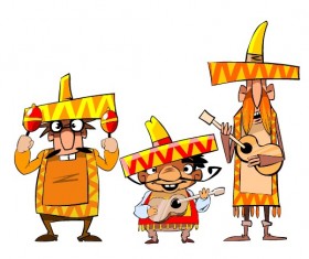 funny cartoon character vector material