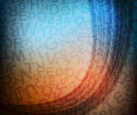 Abstract letters and numerals creative background 02