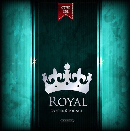 luxurious royal vintage background vector material 02