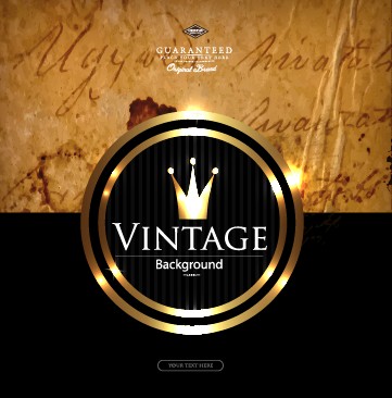 luxurious royal vintage background vector material 03