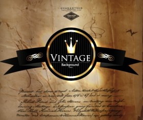 luxurious royal vintage background vector material 04