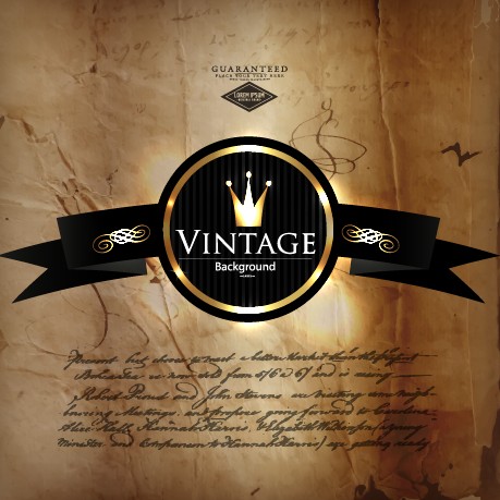 luxurious royal vintage background vector material 04