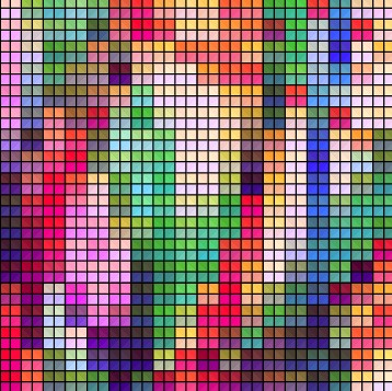 Blurred mosaic colored background art vector 01