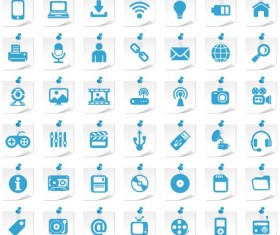 Creative notepaper design vector graphics 03