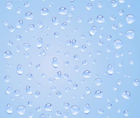 Transparent water drops design background vector 05