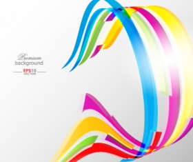 Dynamic lines abstract background design vector 04