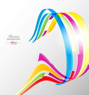 Dynamic lines abstract background design vector 04