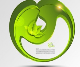 Abstract ecology creative background vector graphics 02