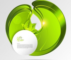 Abstract ecology creative background vector graphics 03