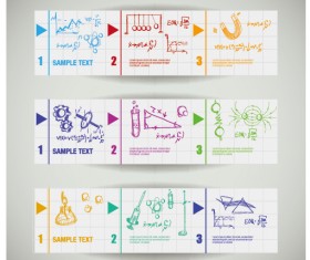 Creative banners web design vector graphics 01