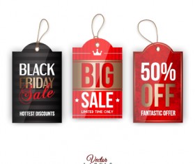 Big sale vintage tags vector 01