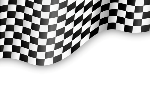 Black and white checkered background vector 02