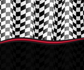 Black and white checkered background vector 05