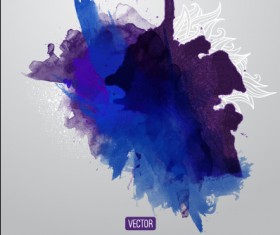 Blue watercolor grunge background graphics 01