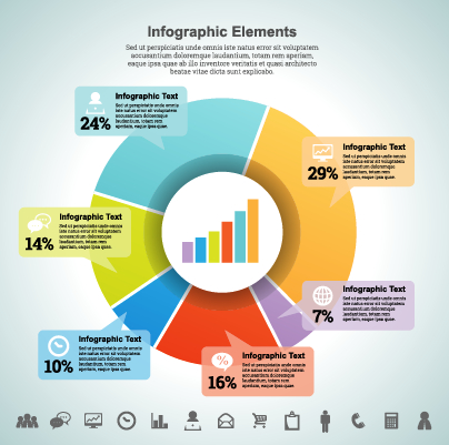 Business Infographic creative design 1105 free download
