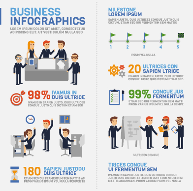 Business Infographic creative design 1219