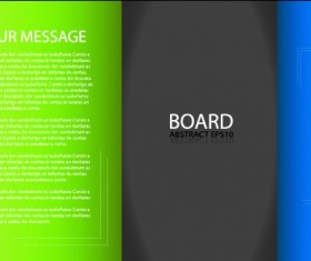 Business brochure template background vector set 04