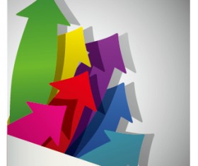 Business flyer and brochure arrow cover vector 02