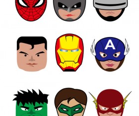 Superheroes vector free download