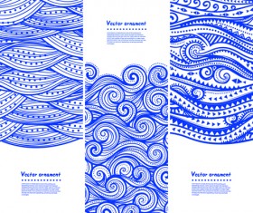 Christmas ethnic pattern banner vector 06