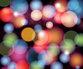 City night colored halation background vector graphics 01