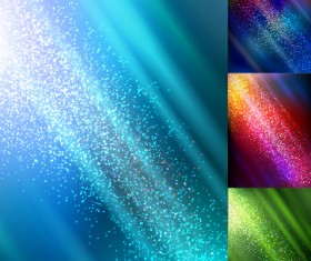 Colorful sun ray background vector 01